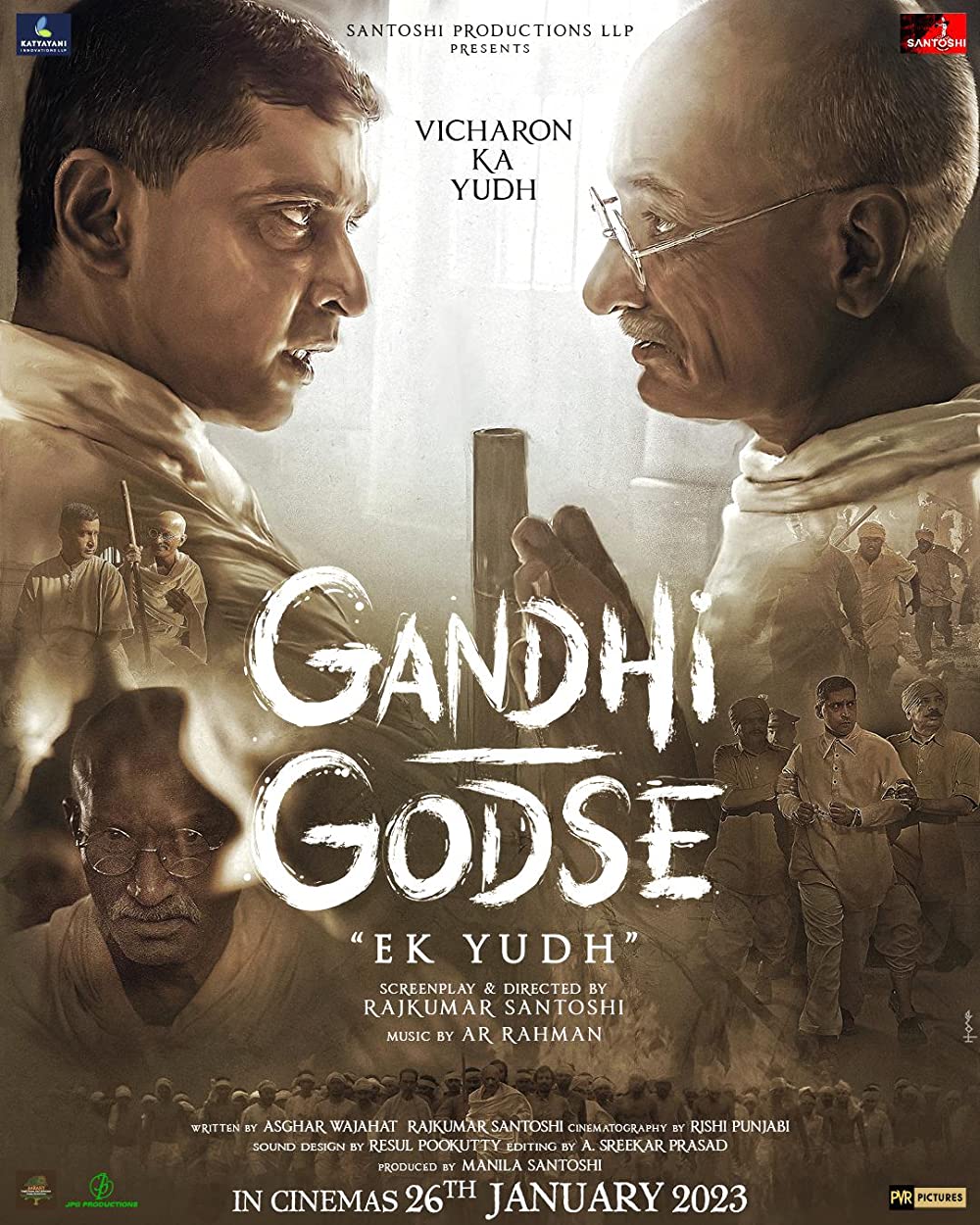 Gandhi Godse Ek Yudh Poster