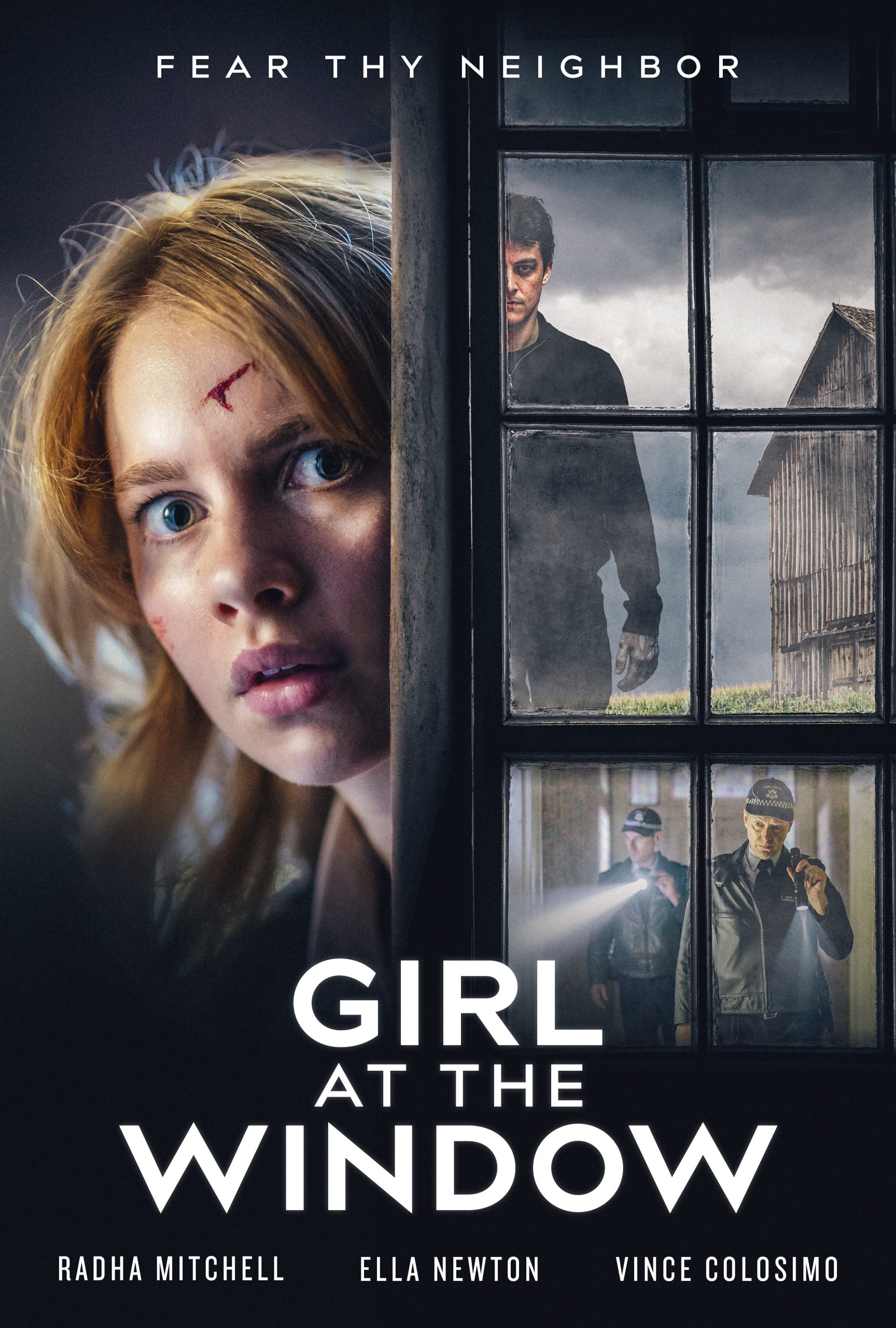 Girl At The Window Poster